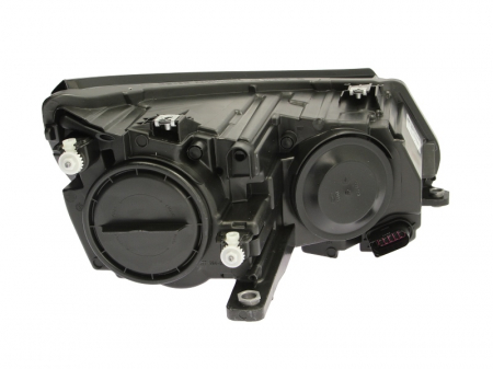 Far stanga (H15/H7/PY21W, reglaj electric, cu motoras, fundal cromat) VW TIGUAN [1]