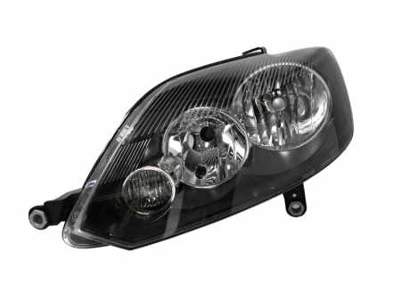 Piese Auto - Far stanga (H15/H7, reglaj electric, cu motoras, fundal negru) VW GOLF PLUS