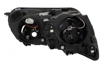 Far stanga (H15/H7, reglaj electric, fundal cromat, fundal transparent) VW TIGUAN 2007-2018 [1]