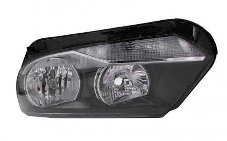 Piese Auto - Far stanga (H15/H7, reglaj electric, fundal cromat, fundal transparent) VW TIGUAN 2007-2018