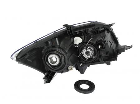 Far Stanga (H3, electric, fara motoras, culoare interior: cromat, culoare semnalizator: transparent) potrivit TOYOTA AURIS [1]