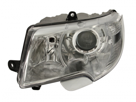 Piese Auto - Far stanga (H3/H7, reglaj electric, cu motoras) SKODA SUPERB 2008-2013