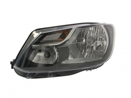Piese Auto - Far stanga (H4, electric, cu motoras, cu lumini de zi) VW CADDY 2010-2015