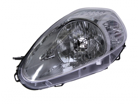 Iluminat auto - Far stanga (H4, electric, cu motoras, fundal cromat) ABARTH GRANDE PUNTO FIAT GRANDE PUNTO dupa 2008