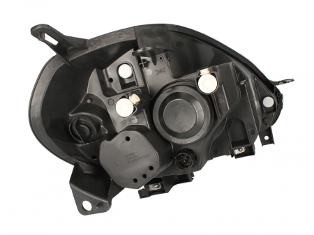 Far stanga (H4, electric, cu motoras, fundal cromat) ABARTH PUNTO FIAT PUNTO, PUNTO EVO [1]