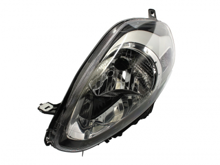 Piese Auto - Far stanga (H4, electric, cu motoras, fundal cromat) ABARTH PUNTO FIAT PUNTO, PUNTO EVO