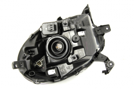 Far stanga (H4, electric, cu motoras, fundal negru) NISSAN MICRA C+C III, MICRA III 2005-2007 [1]