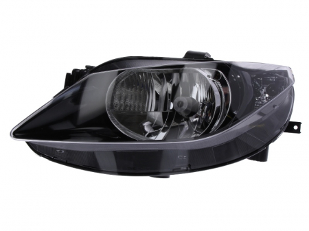 Piese Auto - Far stanga (H4, electric, cu motoras, fundal negru) SEAT IBIZA IV, IBIZA IV ST