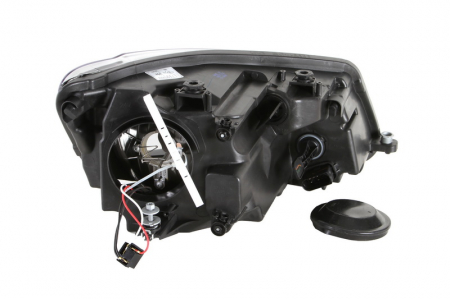 Far stanga (H4, electric, cu motoras, fundal negru) VW CADDY 2010-2015 [1]