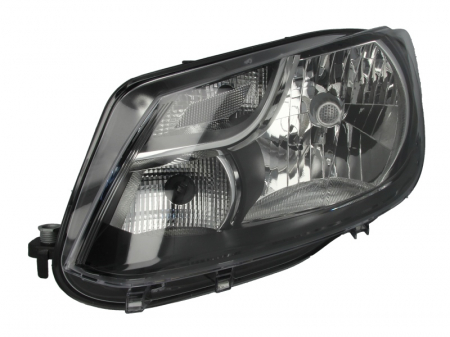 Far stanga (H4, electric, cu motoras, fundal negru) VW CADDY 2010-2015 [2]