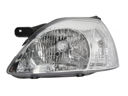Piese Auto - Far stanga (H4, electric, cu motoras, fundal transparent) KIA RIO 2000-2005