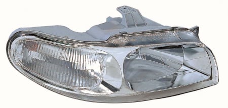 Piese Auto - Far stanga (H4, electric, fundal argintiu, fundal transparent) DAEWOO NUBIRA 1997-1999