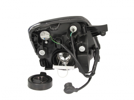 Far stanga (H4, electric, fundal argintiu, Semnalizator argintiu) KIA PICANTO dupa 2004 [1]