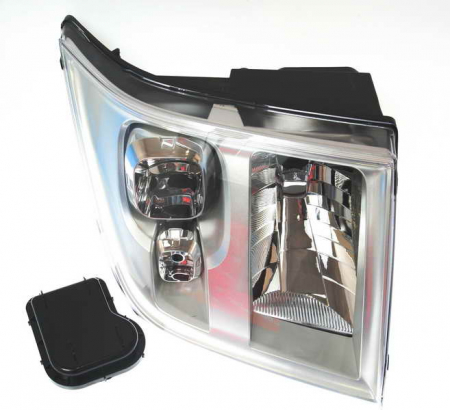 Iluminat auto - Far stanga (H4, electric, fundal cromat) FORD TRANSIT 2006-2013