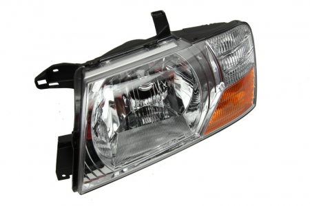 Piese Auto - Far stanga (H4, electric, fundal cromat) MITSUBISHI PAJERO 2000-2007