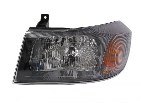 Piese Auto - Far stanga (H4, electric, fundal negru) FORD TRANSIT