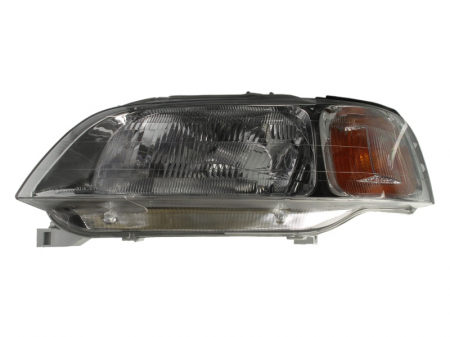 Piese Auto - Far stanga (H4, fundal cromat, fundal transparent) HONDA CIVIC 1997-2001