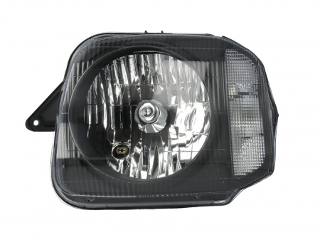 Piese Auto - Far stanga (H4, fundal cromat, fundal transparent) SUZUKI JIMNY 1998-2005