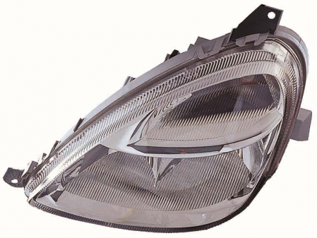 Piese Auto - Far stanga H4/H7, electric,interior crom, semnalizator transparent MERCEDES Clasa A W168 intre 1997-2004