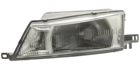 Piese Auto - Far stanga H4, manual,interior crom, semnalizator transparent DAEWOO NEXIA intre 1995-1997