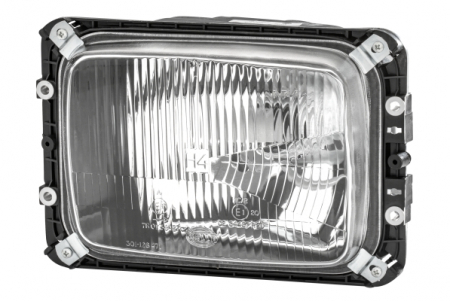 Piese Auto - Far Stanga (H4/T4W, halogen, functii aditionale: lumina faza lungaLampi de pozitie, faza scurta, culoare interior: argintiu) potrivit MERCEDES LK/LN2, T2/LN1 01.84-12.98