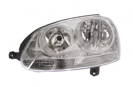 Piese Auto - Far stanga H7, electric, cu motoras,interior crom VW GOLF 5 V, JETTA 3 III intre 2003-2010