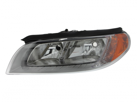 Piese Auto - Far stanga (H7/H9, electric, cu motoras, fundal cromat) VOLVO S80 II, V70 III, XC70 II