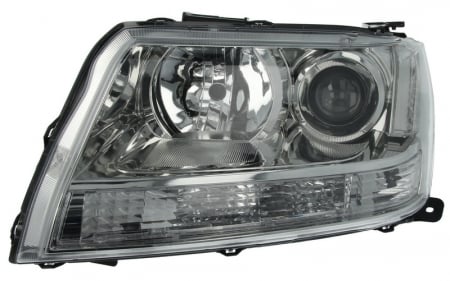 Piese Auto - Far stanga (H7/HB3, electric, fundal cromat, fundal transparent) SUZUKI GRAND VITARA 2005-2009