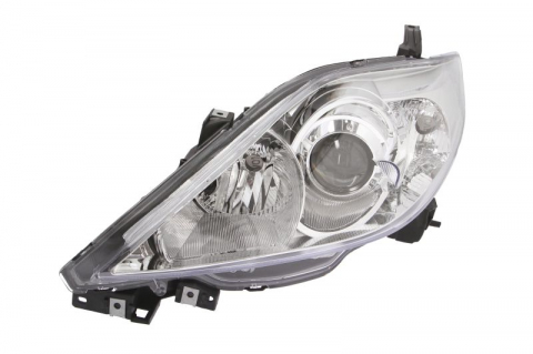 Piese Auto - Far stanga (H7/HB3, fundal argintiu, fundal transparent) MAZDA 5 2004-2010