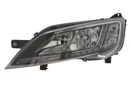Faruri - Far Stanga (H7/LED/WY21W, electric, cu motor, culoare interior: cromat) potrivit CITROEN JUMPER; FIAT DUCATO; PEUGEOT BOXER