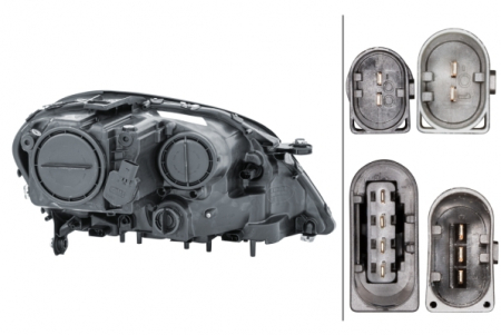 Far stanga (H7/PY21W, fundal cromat, fundal transparent) MERCEDES Clasa M 2005-2011 [1]