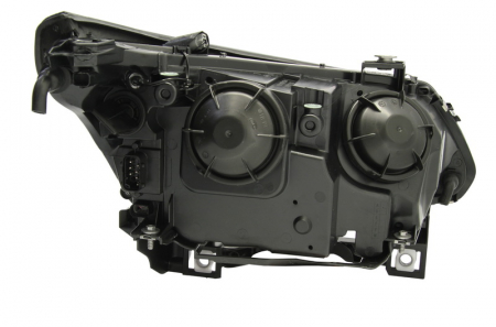 Far stanga (H7/PY21W/W5W, electric, cu motoras, fundal cromat, fundal portocaliu) BMW Seria 5 (E60), Seria 5 (E61) [1]