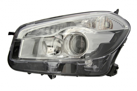 Piese Auto - Far stanga (H7/PY21W/W5W, electric, cu motoras, fundal transparent) NISSAN QASHQAI I