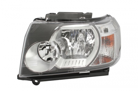 Piese Auto - Far stanga (H7, reglaj electric, cu motoras, fundal portocaliu) LAND ROVER FREELANDER 2006-2010