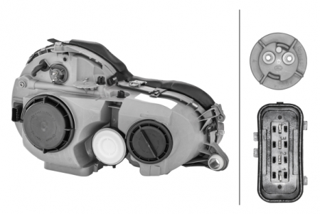 Far stanga (H7, reglaj electric, cu motoras) MERCEDES Clasa E T-MODEL (S210), E (W210) 1995-2003 [1]