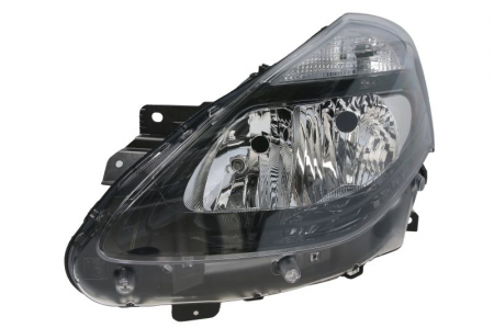 Iluminat auto - Far stanga (H7, reglaj electric, fara motor, fundal negru) RENAULT CLIO, CLIO III dupa 2009