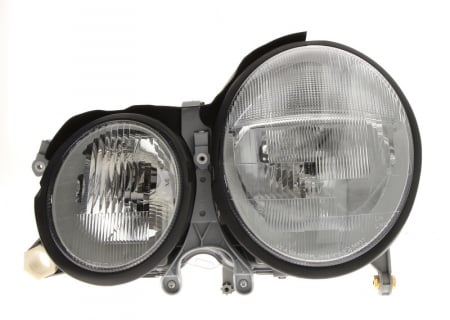 Piese Auto - Far stanga (H7, reglaj electric, fundal cromat) MERCEDES Clasa E 1999-2003