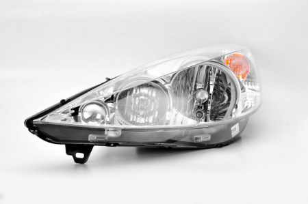 Piese Auto - Far Stanga (halogen, H1/H7/PY21W/W5W, bec, culoare insert: cromat) potrivit PEUGEOT 206+