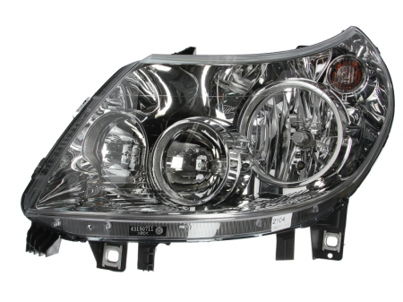Piese Auto - Far Stanga (halogen, H1/H7/PY21W/W5W, electric, cu motor, bec) potrivit CITROEN JUMPER I, JUMPER II; FIAT DUCATO; PEUGEOT BOXER -08.14