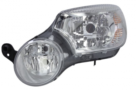 Piese Auto - Far Stanga (halogen, H4/H7/W5W, electric, cu motor, culoare insert: cromat) potrivit SKODA YETI