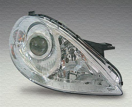 Far Stanga (halogen, H7/H7/PY21W/W5W, pneumatic, fara motoras, culoare insert: cromat) potrivit MERCEDES A (W169) -06.12 [2]