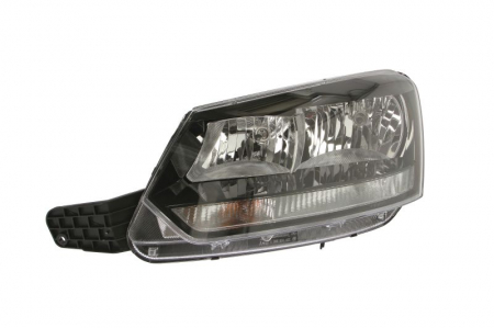 Iluminat auto - Far Stanga (halogen, H7/PW24W/PWY24W, electric, cu motor, bec) potrivit SKODA YETI