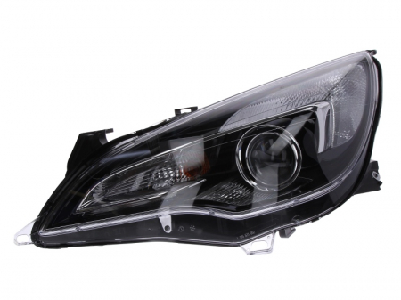 Iluminat auto - Far Stanga (halogen, PY21W/W21, electric, cu motor, bec, culoare insert: negru) potrivit OPEL ASTRA J, ASTRA J GTC, CASCADA