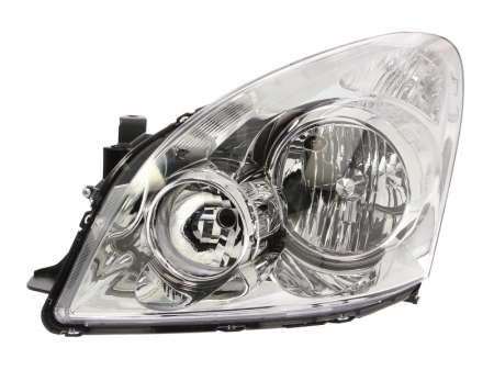 Piese Auto - Far stanga (HB3/HB4, electric, cu motoras, fundal argintiu, fundal transparent) TOYOTA COROLLA VERSO 2002-2004