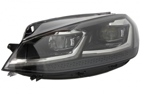 Piese Auto - Far stanga (LED, electric, cu motoras) VW GOLF dupa 2017