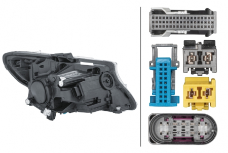 Far stanga LED, LED, electric, cu motoras, fara controler, culoare interior: gri potrivit MERCEDES VITO / KLASA V W447 07.19- [1]