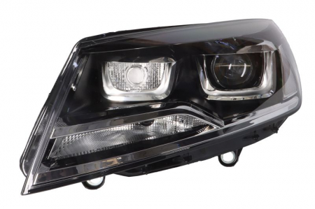 Faruri - Far Stanga (PWY24W/W21, electric, cu motor, xenon) potrivit VW TOUAREG 01.14-