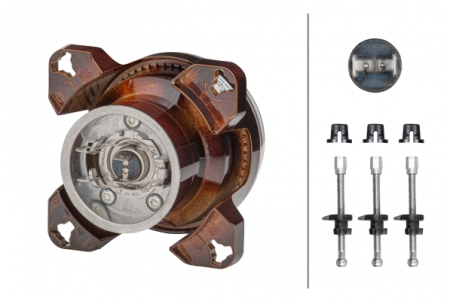 Far universal Dreapta/Stanga (rotund, 90 mm Classic, H7, 24V, diametru 90mm, transparent, faza lunga,) potrivit NEOPLAN [3]