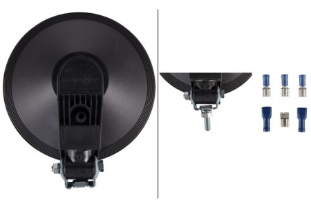 Far universal Dreapta/Stanga (rotund, Rallye 3000, H1/W5W, 12/24V, latime 222mm, inaltime 222mm, diametru 222mm, adancime: 126mm, transparent, negru, Lampi de pozitie) [3]