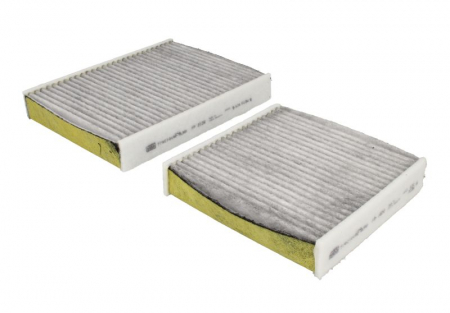 Piese Auto - Filtru aer habitaclu cu carbon activ si polifenol CITROEN C3 II, C3 III, C4 CACTUS, DS3, DS5; PEUGEOT 2008 I, 207, 207 CC, 207 SW, 208, 208 I 1.0-1.6D dupa 2006